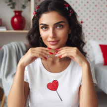 Camiseta de piruleta