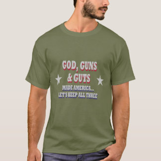 Camiseta de pistolas y cuchillas de Dios