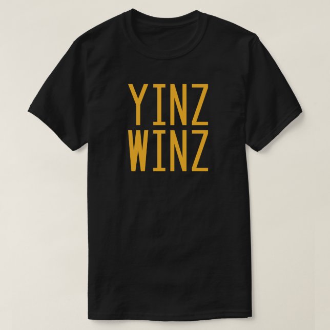 Camiseta de Pittsburgh, Pennsylvania "Yinz Winz" (Diseño del anverso)