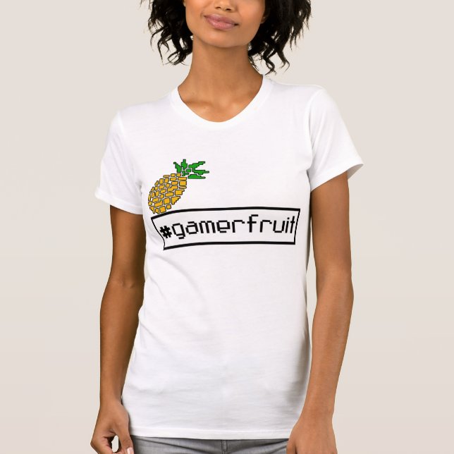 Camiseta de Pixel de las mujeres de GamerFruit (Anverso)