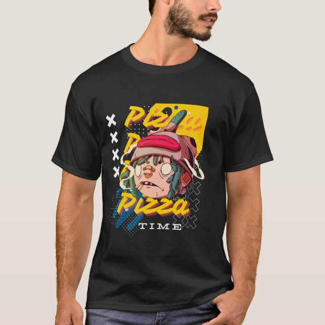 camiseta de pizza (Anverso)