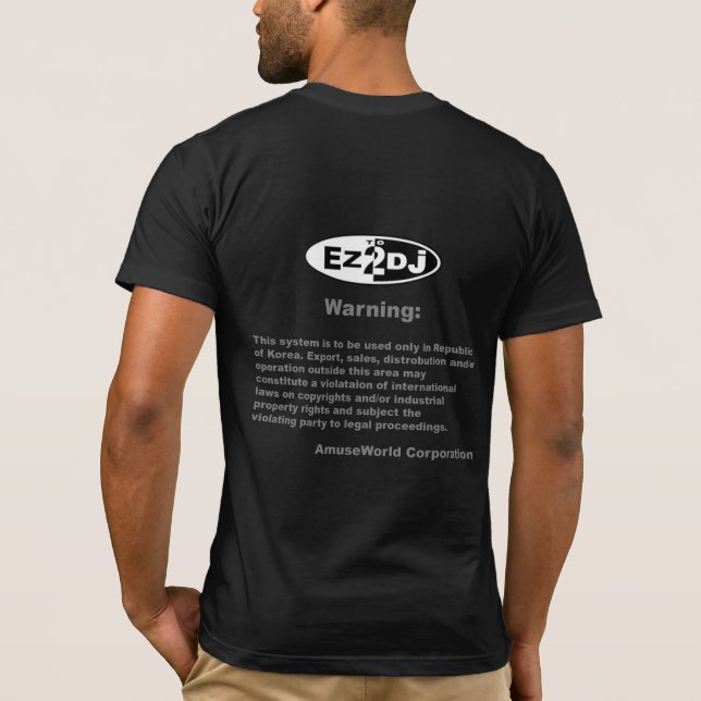 Camiseta de placa base Ez2DJ (Reverso)