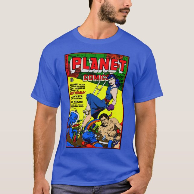 Camiseta de Planet Comics de los años 1950 (Anverso)
