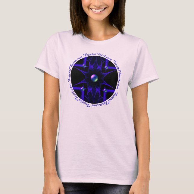 Camiseta de Planetas Azules (Anverso)