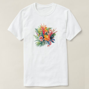 Camiseta de planta tropical