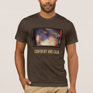 Camiseta de plantilla de retrato de Rottweiler de 
