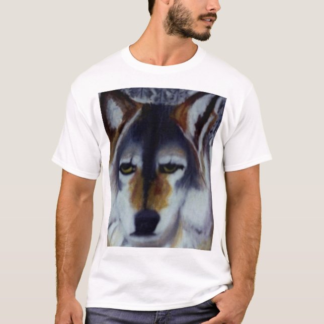 Camiseta DE PLATA del LOBO (Anverso)