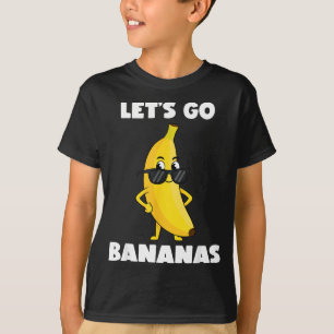 Camiseta de plátanos divertidos, plátano lindo, di