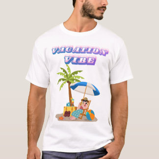 Camiseta de playa Boys Vacation Vibe | Vacaciones 
