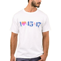 Camiseta De Playa I Heart 45 & 47