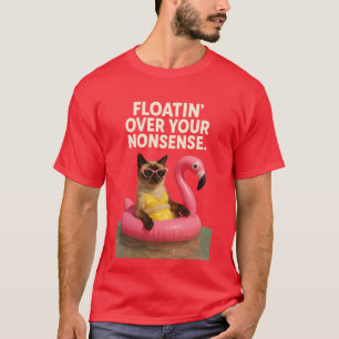 Camiseta de playa para amantes de gatos siameses