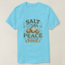 Camiseta de playa Seashell Salt in the Air
