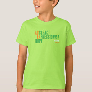 camiseta de PLNTD para niños en negrita