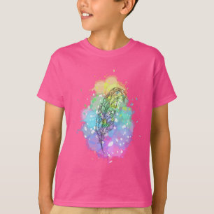 camiseta de pluma