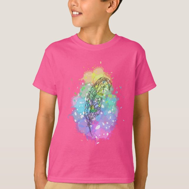 camiseta de pluma (Anverso)