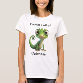 Camiseta de Pocket Gecko Adorable - Regalo de rept
