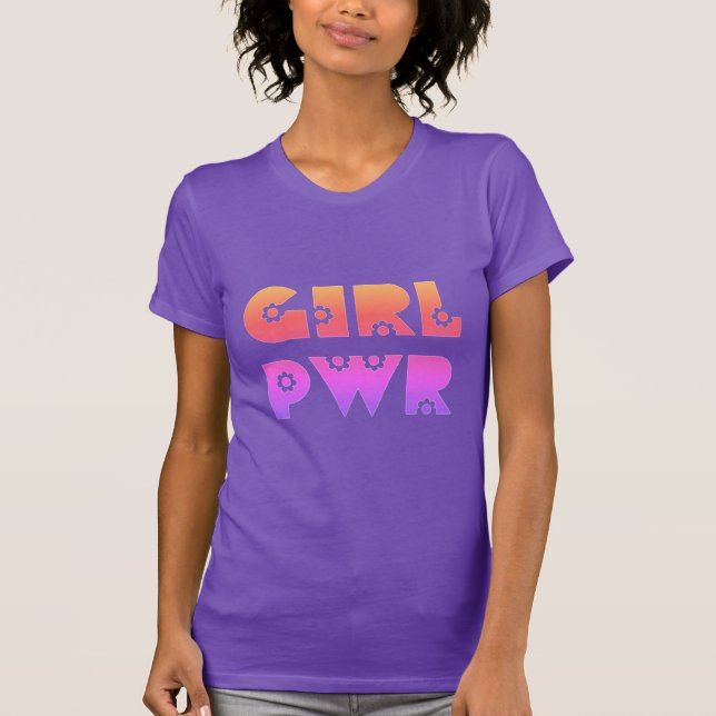Camiseta de poder chica (Anverso)