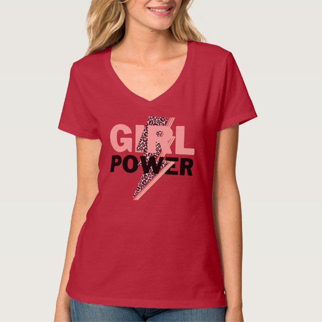 Camiseta de poder chica (Anverso)