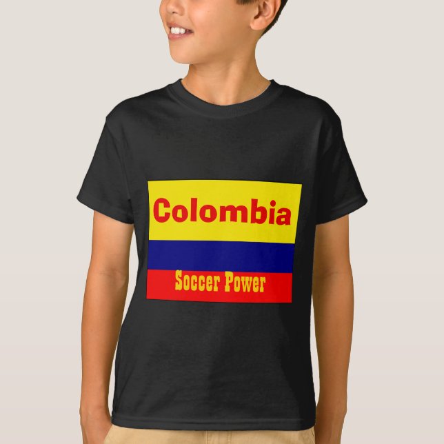 Camiseta de poder de fútbol de Colombia  (Anverso)