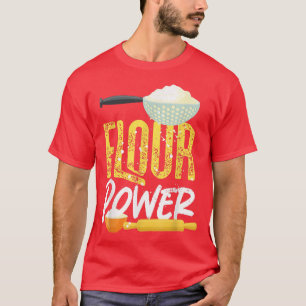 Camiseta de poder de harina de hornear Baking Flou