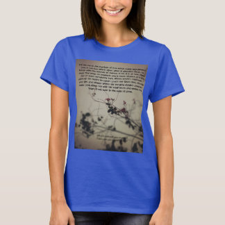 Camiseta de poema de amor para ella