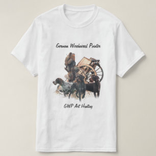Camiseta de Pointer de Pelo Cabeludo Alemán