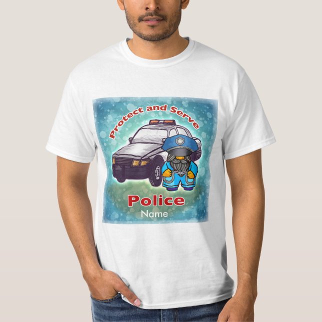 Camiseta de Policía Pequeña (Anverso)