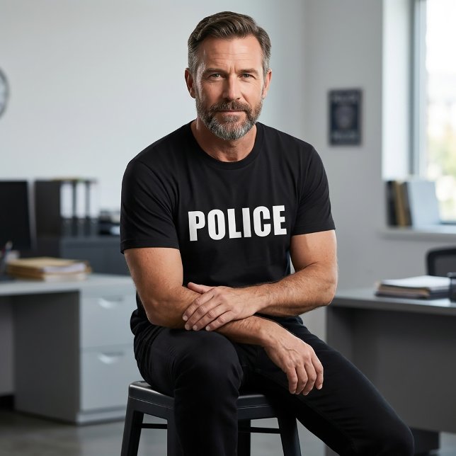Camiseta de policía - Personalizar camiseta de col (Subido por el creador)