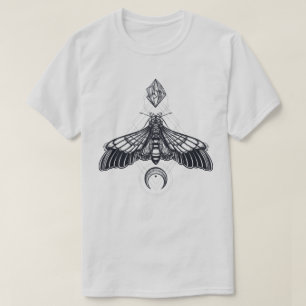 Camiseta de polilla sagrada de geometría