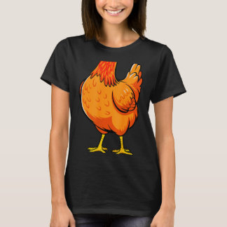 Camiseta de Pollo Adultos Niños Hombres Mujeres Po
