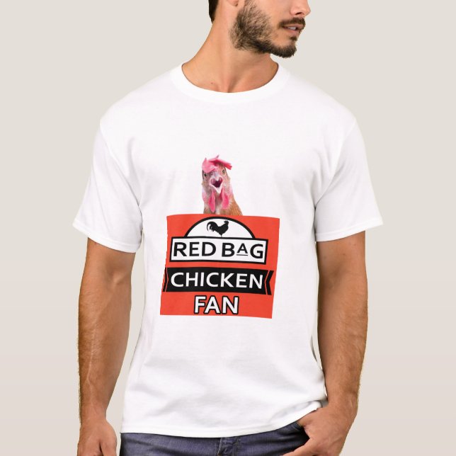 Camiseta de pollo Aldi Red Bag (Anverso)
