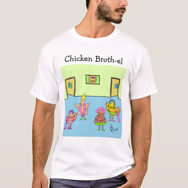 Camiseta de Pollo Broth-el (Anverso)