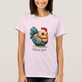 Camiseta de pollo con fantasía