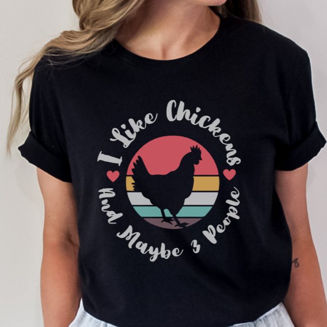Camiseta de pollo divertida, humor antisocial (Subido por el creador)