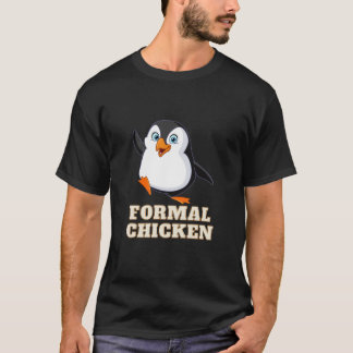 Camiseta de pollo formal (pingüino)