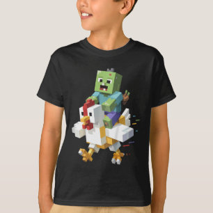 Camiseta de pollo Jock para niños Pixel Art Gamer 