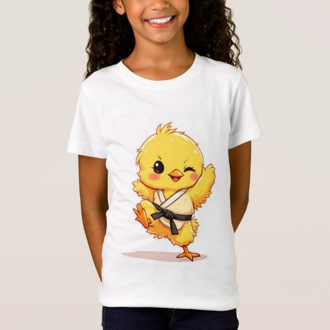 Camiseta de Pollo Karateca (Anverso)
