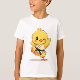 Camiseta de Pollo Karateca