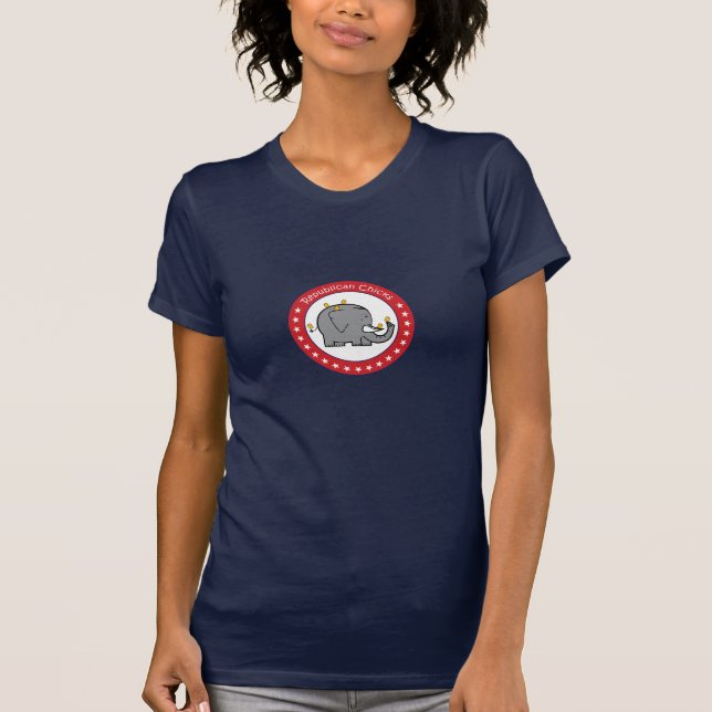 camiseta de pollo republicana (Anverso)