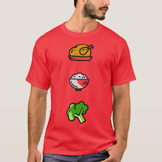 Camiseta de pollo Rice Broccoli 1