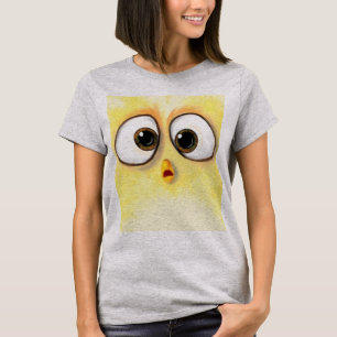Camiseta de pollo sorprendido