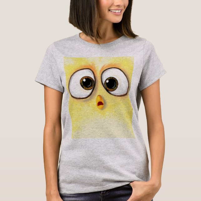 Camiseta de pollo sorprendido (Anverso)