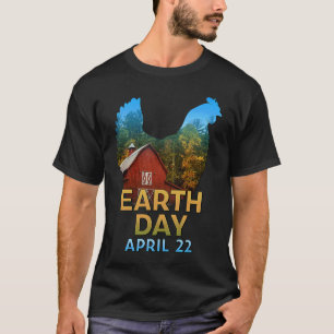 Camiseta de Pollos Día de la Tierra 22 de abril Ambiental