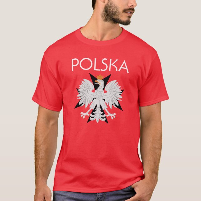Camiseta de Polska Eagle w/cross (Anverso)