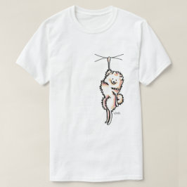 Camiseta de Pomerania Blanca Clingy