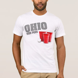 Camiseta de Pong de la cerveza de Ohio