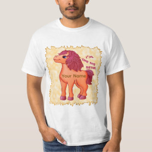 Camiseta de pony de hermana mayor