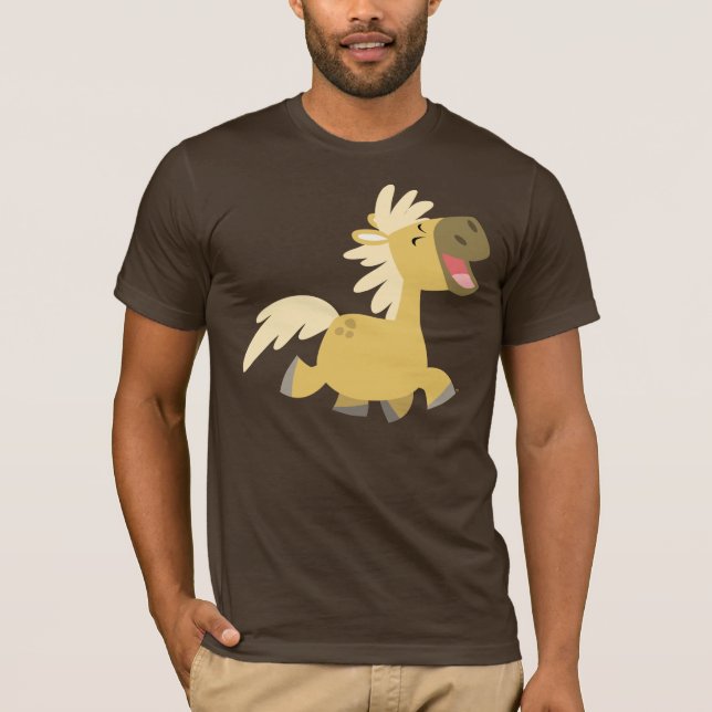 Camiseta de Pony, Personalizado de risa (Anverso)