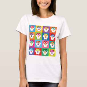 Camiseta de Pop Art Hamsters
