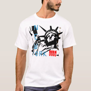 Camiseta de Pop Art Lady Liberty